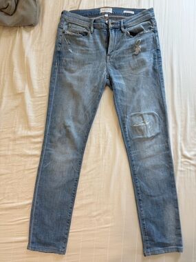 Frame Denim Light Blue L'Homme Skinny Jeans